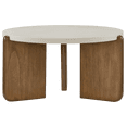 thumbnail image 1 of Bouclair Table Basse en Placage de Noyer Beige, 1 of 8