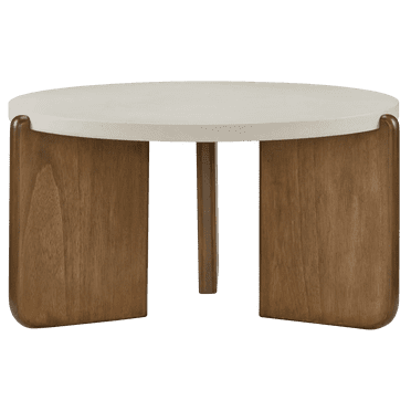 Bouclair Table Basse en Placage de Noyer Beige