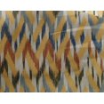 thumbnail image 4 of oneOone Tissu Georgette Viscose Chevron Ikat Imprimés au Mètre 42 Pouces de Large, 4 of 4