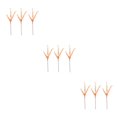 thumbnail image 1 of kurtrusly 3x Low Maintenance Artificial Flowers Enjoy Beautiful Decor Without Hassle orange 3Set, 1 of 6