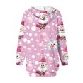 thumbnail image 4 of TIMIFIS Robe de Noël Moche pour Femmes Robe de Vacances à Manches Longues Père Noël Flocon de Neige Graphique Midi Robe Chandail Automne Hiver avec Poches, 4 of 6