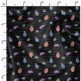 thumbnail image 2 of Soimoi Black polyester Crepe Fabric Insect Print Sewing Fabric Yards 52 Inch Wide, 2 of 6