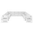 thumbnail image 1 of Meridian Furniture Nizuc Sectionnel Modulaire de Patio Extérieur Blanc, 1 of 8