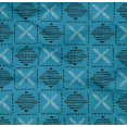 thumbnail image 5 of oneOone Cotton Poplin Twill Medium Blue Fabric Block Sewing Craft Projects Fabric Prints By Yard 56 Inch Wide-QY, 5 of 5