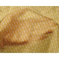 thumbnail image 4 of oneOone Silk Tabby Yellow Fabric Geometric Bandhani Craft Projects Decor Fabric Printed By The Yard 42 Inch Wide, 4 of 4