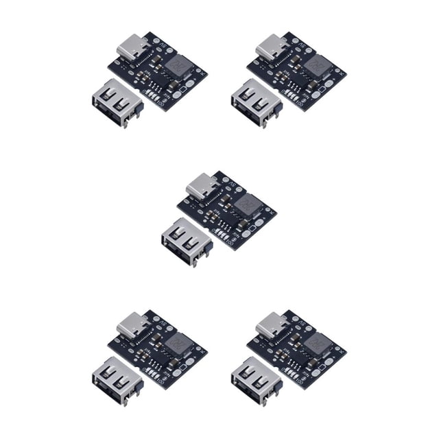 pitrice Battery Charger Module Batteries Board Charging Replacement 4.35V 5Set