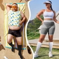 thumbnail image 4 of HLONK Chaussettes de Compression Grande Taille Chaussettes de Compression Grande Taille pour Femmes et Hommes M-edical Mollet Extra Grand Chaussettes de Compression en Nylon, 4 of 7