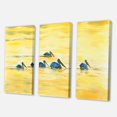 thumbnail image 3 of Designart Pelicans On The Yellow River Canvas Wall Art, 3 of 4