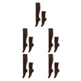 thumbnail image 3 of kurtrusly 2pcs/set Quick-drying And Elastic Slouch Socks Fit For All Feet Shape Extra Polyester Smooth Surface Soft Texture Coffee 5Set, 3 of 6