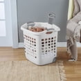 thumbnail image 4 of Sterilite White Wheeled 62L Hamper, 4 of 8