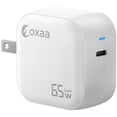 thumbnail image 1 of OXAA USB-C 65W GaN Wall Charger Block with Power Delivery 3.0, Compact Type-C Adapter, Compatible with laptops, MacBooks, iPhone, Samsung Galaxy, iPad & USB-C Enabled Devices, 1 of 7