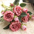 thumbnail image 3 of Artificial Rose Flowers Cloth Centerpiece Craft Wedding Party Home Decor, 3 of 8