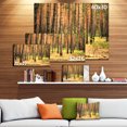 thumbnail image 3 of Beautiful Pine Forest at Sunset - Modern Forest Canvas Art, 3 of 4