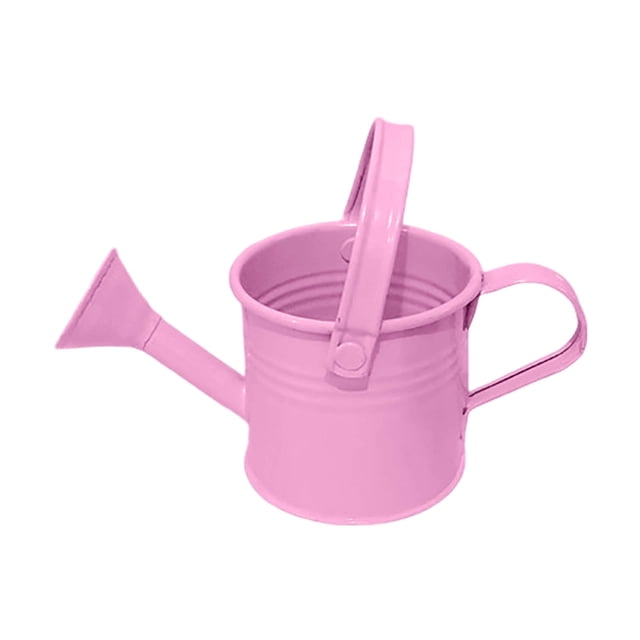 WIFKLSIIPG Galvanized Shower Bucket Tinplate Kettle Small Flower Pot Suitable for Indoor and Outdoor