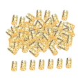 thumbnail image 3 of HILABEE 100 Pcs Dreadlocks Beads Rings Hair Accessories Hair Braid Rings Clips for Women Golden 10mmx15mm, 3 of 9