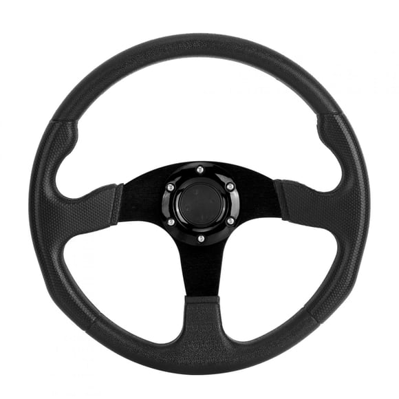 Filfeel Racing Steering Wheel 350mm/14in Racing Car Sport Steering Wheel Deep Dish 6 Bolts Universal Modified