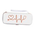 thumbnail image 2 of HILABEE Stethoscope Case Organizer Shockproof Lightweight Portable Dustproof with Pocket Professional Storage Box Stethoscope Holder White, 2 of 8