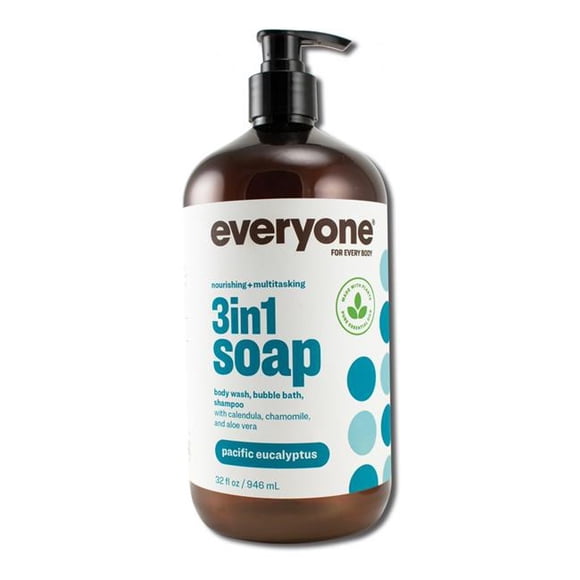 Everyone - Soap 3 In 1 Pac Euclyptus - 1 Each-32 FZ