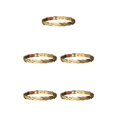 thumbnail image 2 of mmirethe Stylish And Adjustable Textured Magnetic Bracelet For Men Adjustable Bracelet gold 5Set, 2 of 6