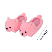 Vwrxbz Teddy Bear Slippers Winter Warm Cotton House Shoes Indoor Outdoor Cute P