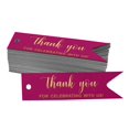 thumbnail image 1 of Inkdotpot Gold Foil Paper Hang Tags Thank You For Celebrating With Us Bridal Shower Favor Tags 100 Pieces, 1 of 6