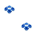 thumbnail image 4 of Thinsony 50pcs Fiber Realistic Appearance Fabric For Stunning Bouquets And Decor Wedding Wide Application Birthday Soft Texture Deep Blue 4.5cm 2Set, 4 of 6