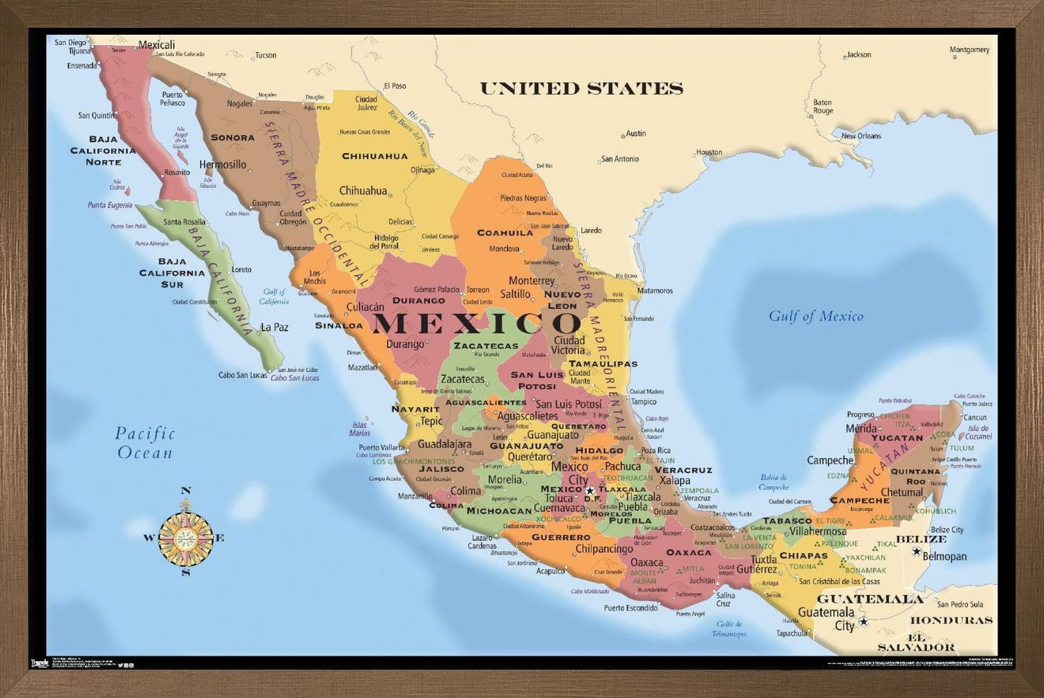 Carte - Mexique