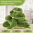 thumbnail image 3 of Big Plush Sea Turtle Stuffed Animal Soft Cuddly Tortoise Toy for Friend, Christmas, 3 of 8
