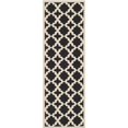 thumbnail image 1 of Safavieh Courtyard Polypropylene Runner Rug CY6913-266-27 in Black and Beige, 1 of 1