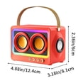 thumbnail image 3 of 360° Stereo Sound Bluetooth Speaker, Long Battery Life, Cool RGB Lighting, Series Mirror Connection, Transparent Screen, 5.3 Bluetooth, Extra Large Speaker, Multi Playback, 3 of 8