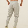 thumbnail image 4 of LSLJS Men Casual Fashion Lace Up Elastic Mid-Waist Pocket Stretch Sports Pants, 4 of 4