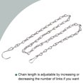 thumbnail image 3 of Unique Bargains 90cm Extension Lighting Chain S Hook Hanging Chains Silver Tone 2 Pack, 3 of 6