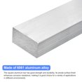 thumbnail image 3 of Unique Bargains Square Aluminum Flat Bar, 2 Pack 1' Thickness 2' Width 4' Length, 3 of 5
