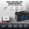 thumbnail image 3 of VEVOR Contrôleur de Charge Solaire MPPT 50A, Entrée Auto CC 12V / 24V, Régulateur Chargeur de Panneau Solaire avec Module Bluetooth, Efficacité de Charge de 98 % pour Charge Scellée (AGM), Gel, Inondée et Pile au Lithium, 3 of 9