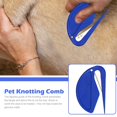 thumbnail image 3 of Open Knot Comb Pet Hair Remover Brush Dog Comb Cats Grooming Tools N5T4, 3 of 8