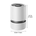 thumbnail image 2 of Black-Friday Desktop Air Purifier with HEPA Filter & Negative Ion Generator | 99.97% Particle Removal | Activated Carbon Deodorizer | USB Powered, 2 of 2