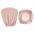 thumbnail image 4 of Rotating Chair Protector Office Chair Cover Stretchable Anti Dust Computer Chair pink, 4 of 8