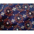 thumbnail image 4 of oneOone Silk Tabby Fabric Diamond & Swirl Ikat Print Fabric By The Yard 42 Inch Wide, 4 of 4