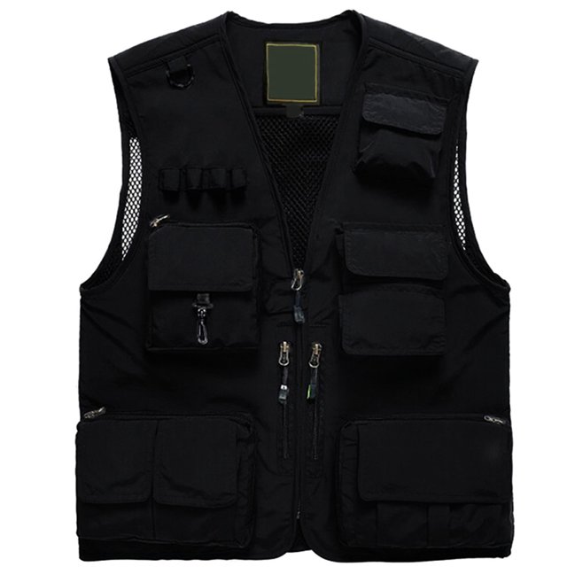 CAROOTU Outdoor Quick-drying Fishing Vest Multi-pocket Breathable Mesh Hiking Photography Vest