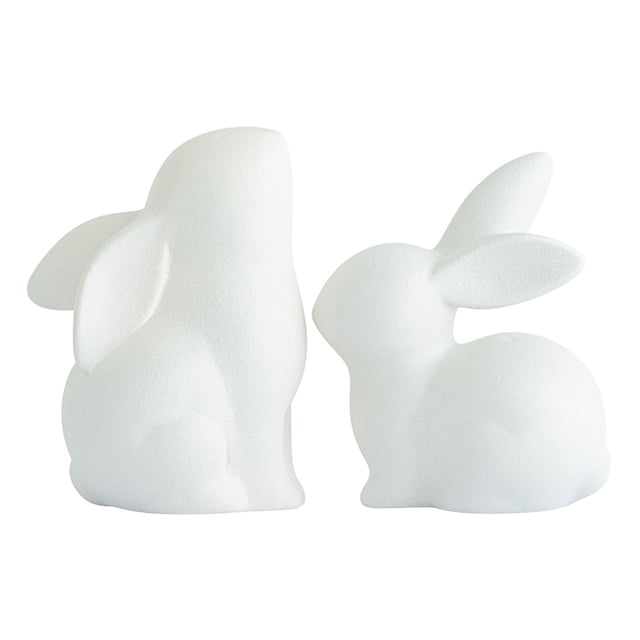 Tumotour Ceramic Rabbits Living Room Decoration Ornaments Study TV Cabinet Bookcase