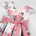 thumbnail image 1 of LEEy-world Cadeaux pour Bébé Fille Robe Sans Manches à Col Rond Style Traditionnel Dashiki Africain pour Enfants, Rose, 1 of 5