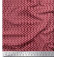thumbnail image 1 of Soimoi Modal Satin Fabric Geometric Small Print Fabric by The Yard 42 Inch Wide, 1 of 3