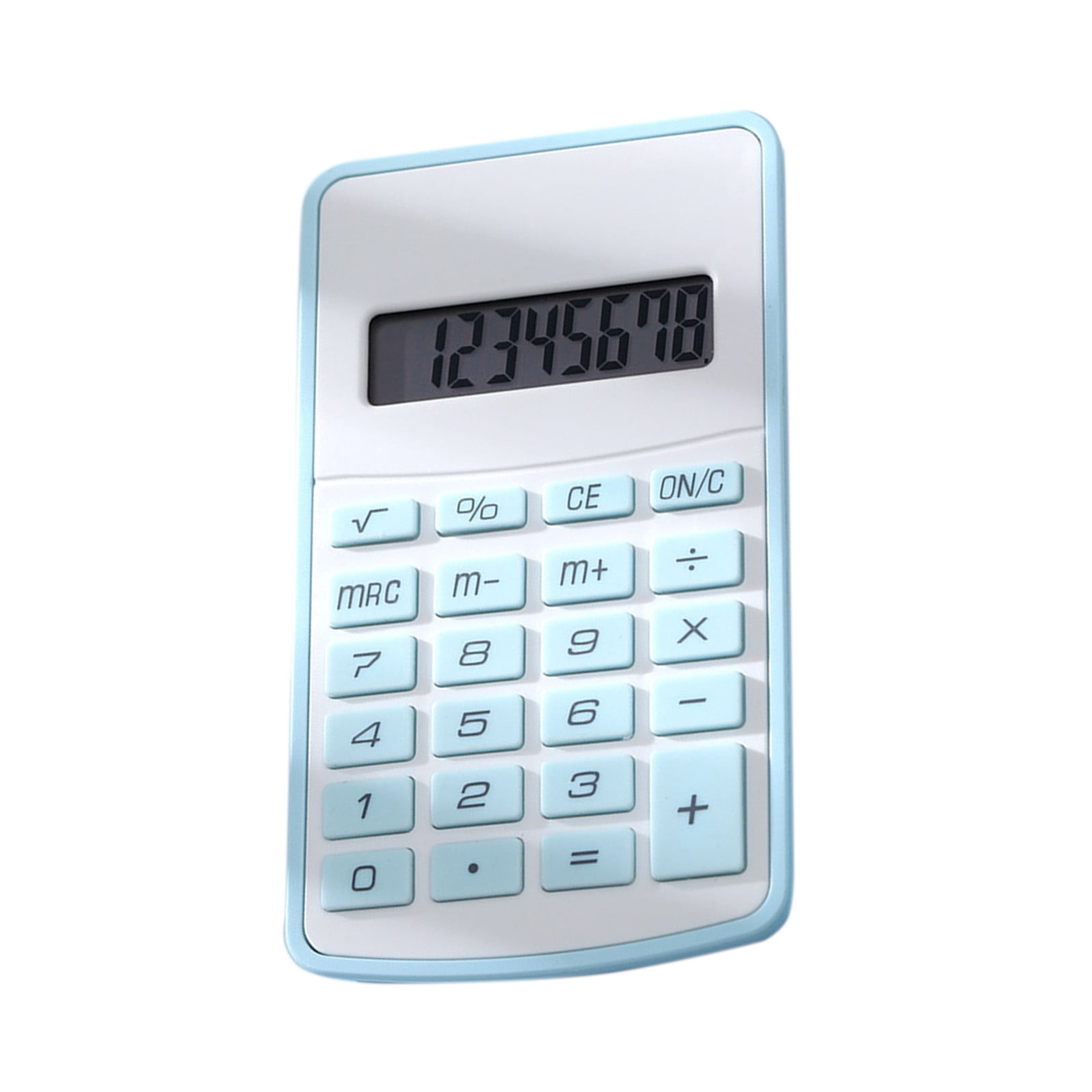 Nilvkv Standard Calculator 8 Digit with Large Display Round Button Candy Color Calculator Portable for Office Home Schoo1