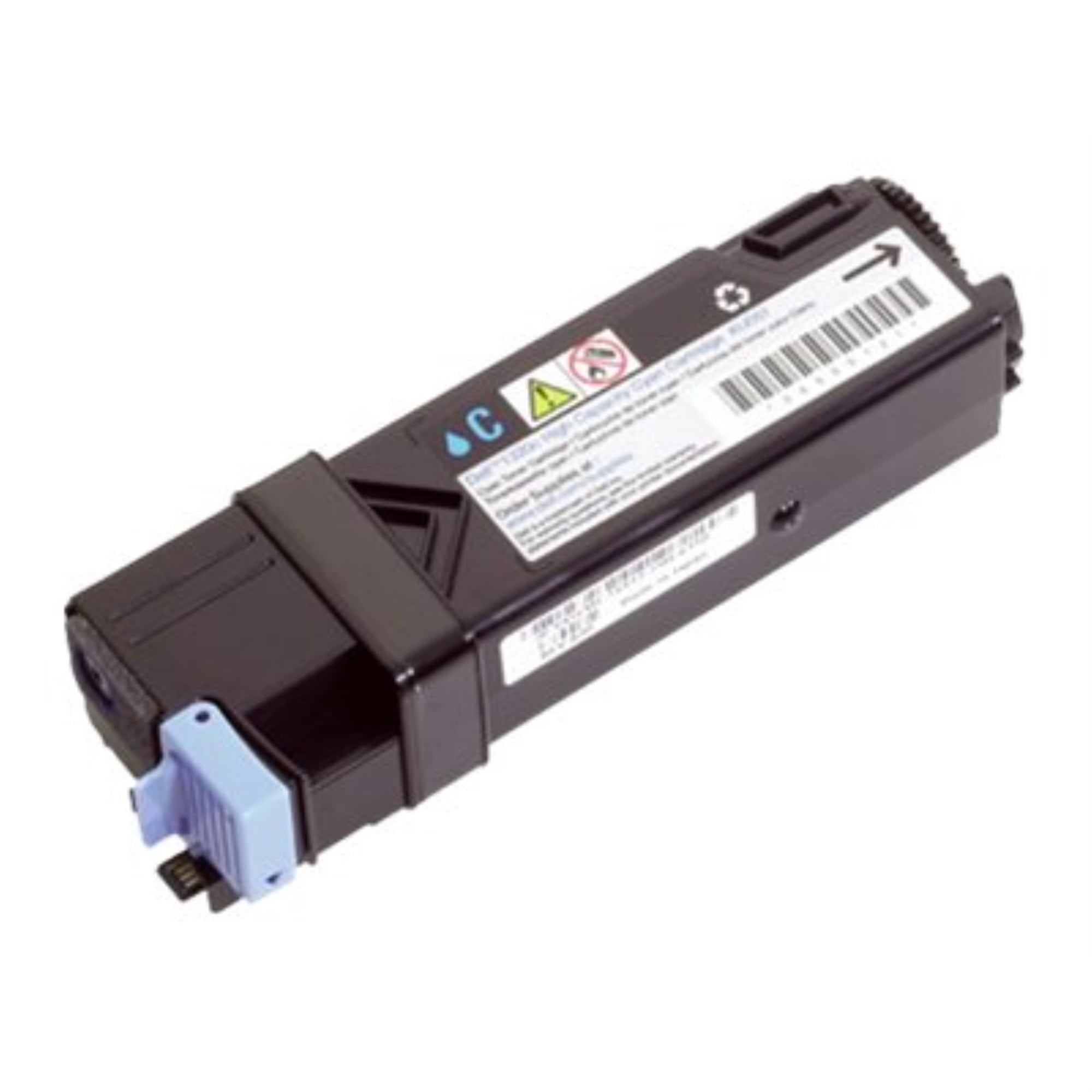 DELL 2130CN (T107C) TONER CYAN 1-HI YLD, Rendement 2.5k