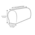 thumbnail image 3 of Ensemble de 2 Housses d'Accoudoirs Extensibles Housses d'Accoudoirs pour Chaises Canapé Sofa Fauteuils Housses pour Fauteuil Inclinable Sofa, 3 of 7