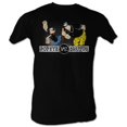thumbnail image 1 of Popeye Popeye vs. Brutus Black Adult T-Shirt, 1 of 2