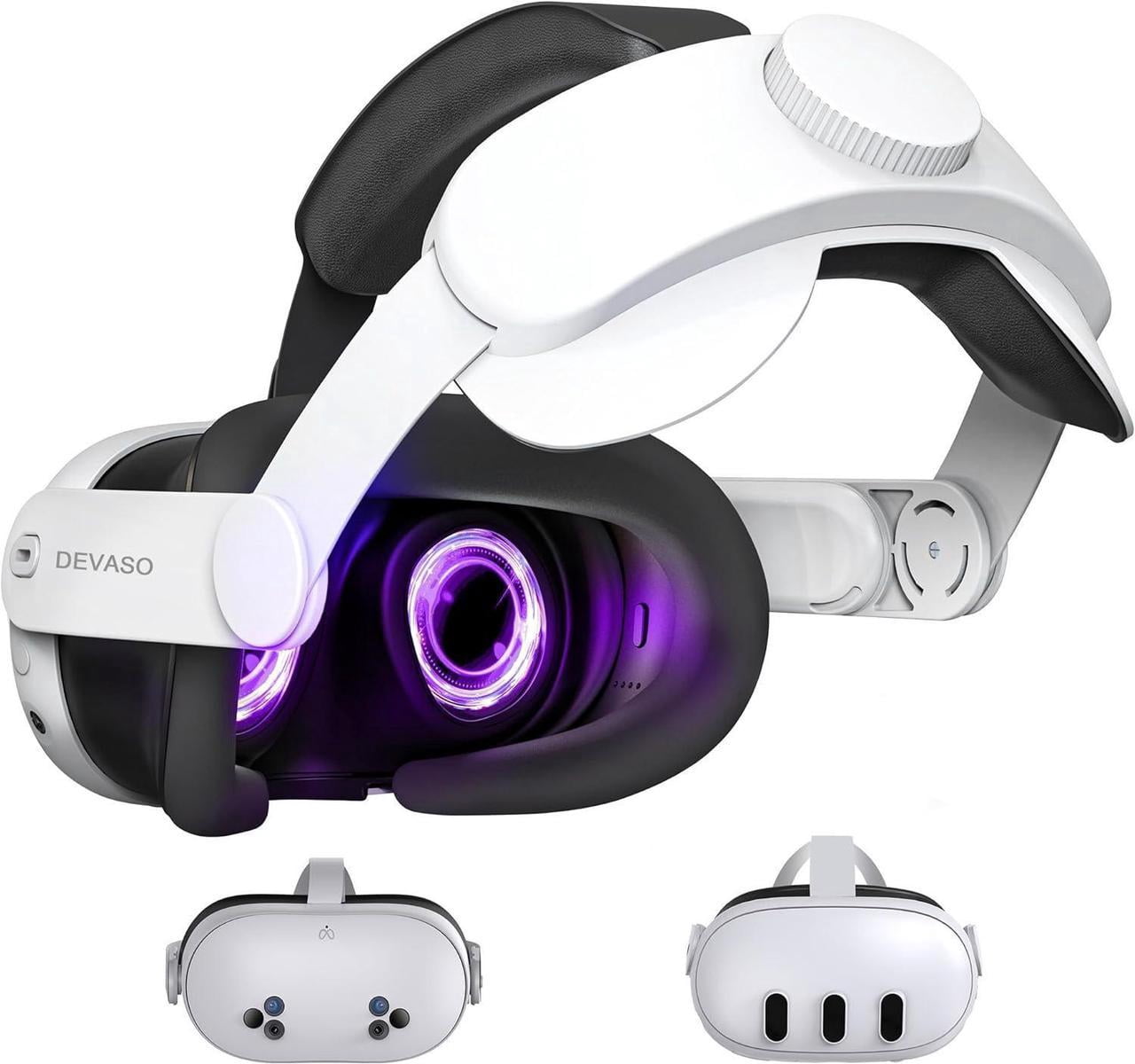 Head Strap for Meta Quest 3S / Quest 3 Adjustable Comfortable Head