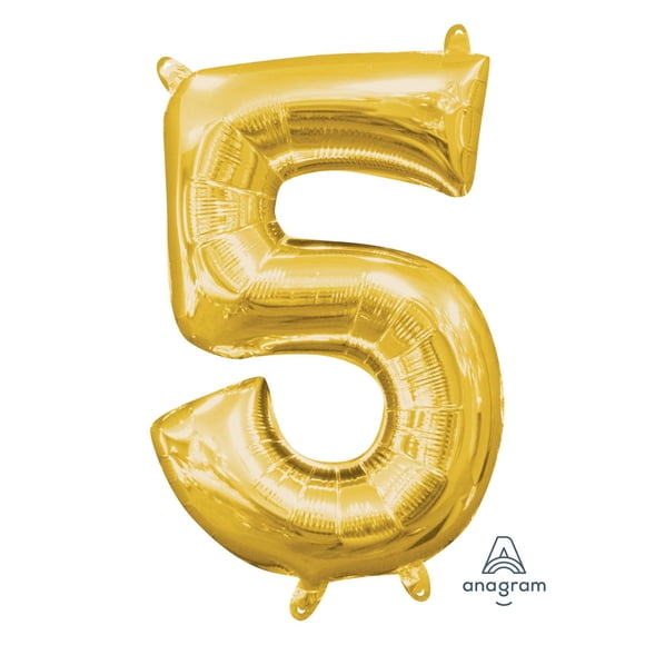 Anagram International Party Eh! Gold Mini "0" Banner