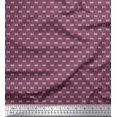 thumbnail image 1 of Soimoi Poly Georgette Fabric Arrow Small Print Fabric by Yard 42 Inch Wide, 1 of 3