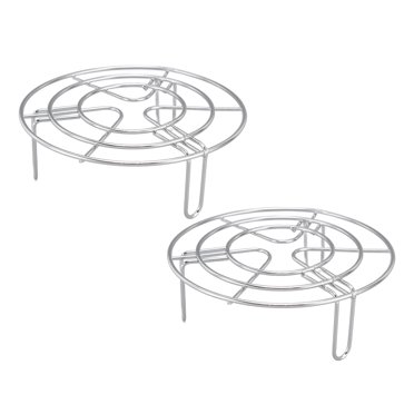 Support de Refroidissement Rond, 2 Pcs Étagère à Vapeur Haute Capacité Instantanée Support à Pot Pression Support à Vapeur Design Révolutionnaire